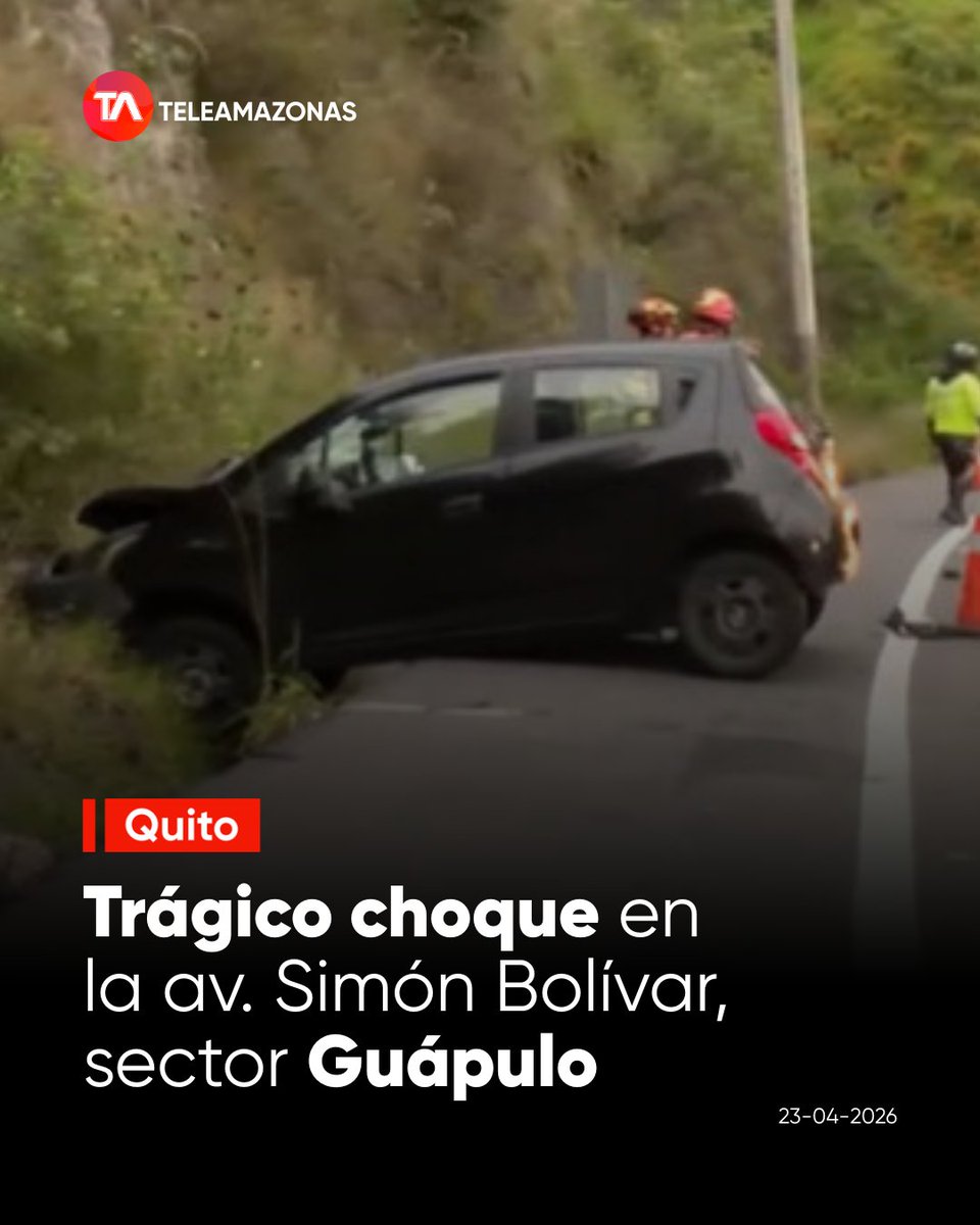 teleamazonasec's tweet image. #Quito | Un motociclista falleció tras un choque en la avenida Simón Bolívar, sector de Guápulo. Siga los detalles aquí: f.mtr.cool/xdmjlufnjp