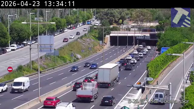 transit's tweet image. ❌ Es manté un carril tallat, abans d'entrar al túnel de Santa Coloma de Gramenet, a la B-20/Pota Nord en sentit Mataró per un #accident i unes #obres.   

🔴 Afecta de retruc l'accés des de la C-58 i la C-33 a Montcada i Reixac, i la ronda de Dalt des d'Horta.