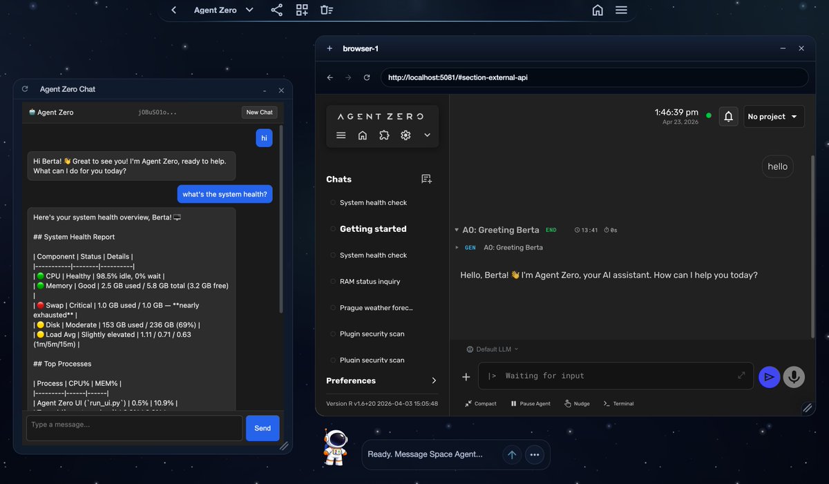 Agent Zero tweet media