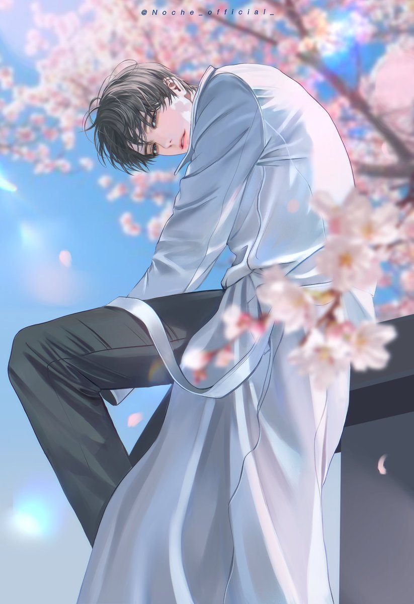 Noche_official_'s tweet photo. 1년에 한번씩은 벚꽃 그림을 그렸었네요🐝🌸 https://t.co/aw2hjkBaHX