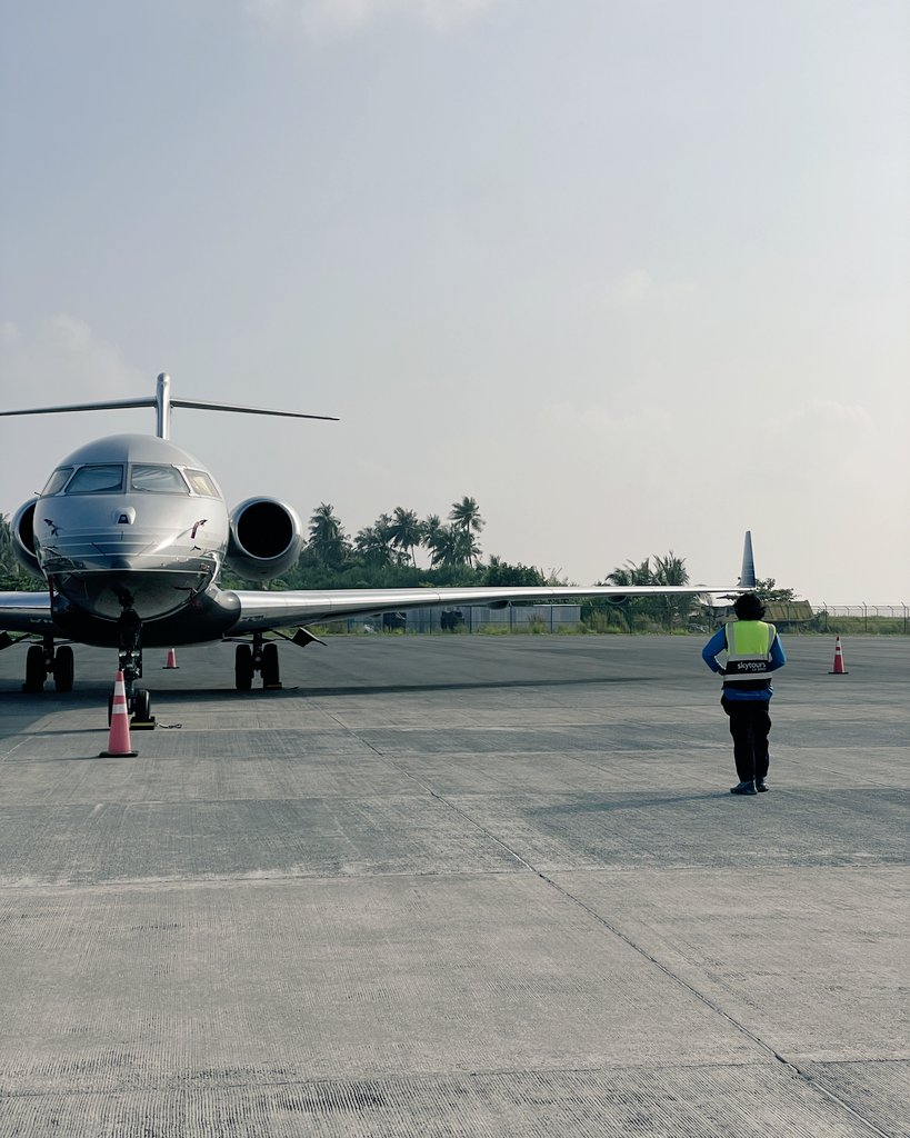 skytoursmv's tweet image. Operating into Maafaru? You already know who to call.
#skytours #businessaviation #flyprivate #groundhandling