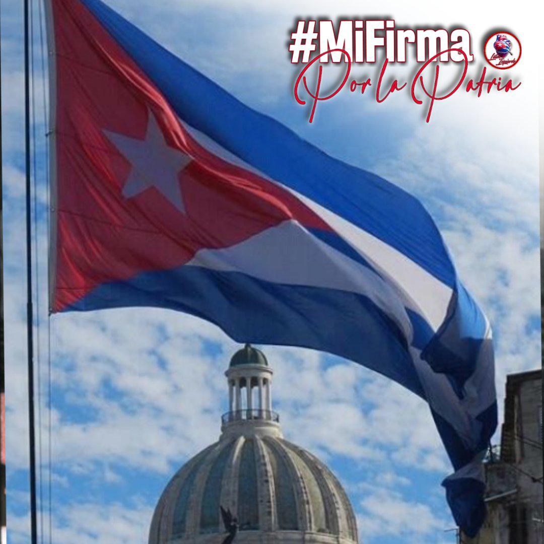 De la mano de Raúl y Fidel aprendimos que Patria es humanidad. #MiFirmaPorLaPatria es seguir escribiendo esa victoria; es mantener nuestra dignidad y soberanía.