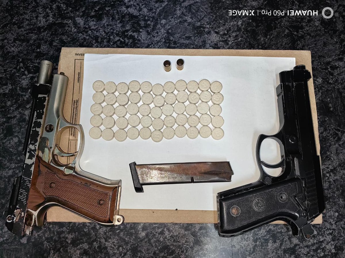 SAPoliceService's tweet image. #sapsWC Intelligence driven operations conducted by Police in the Western Cape has led to the successful arrest of two #gang-affiliated suspects in separate incidents at Blikkiesdorp and Tafelsig respecively on Wednesday, 22/04. 

Both suspects will appear in the Bellville