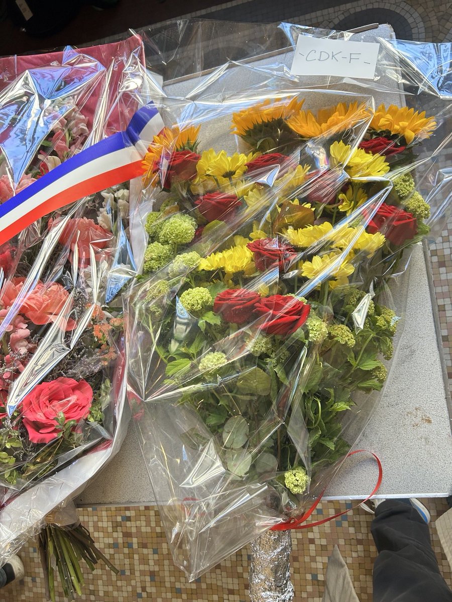 Le_CDKF's tweet photo. Nous avons participé aujourd’hui à la cérémonie organisée par @Mairie10Paris, en hommage aux victimes du génocide arménien. 

Le combat du peuple arménien pour la mémoire et la justice est aussi le nôtre. https://t.co/0kLzaDfkWw