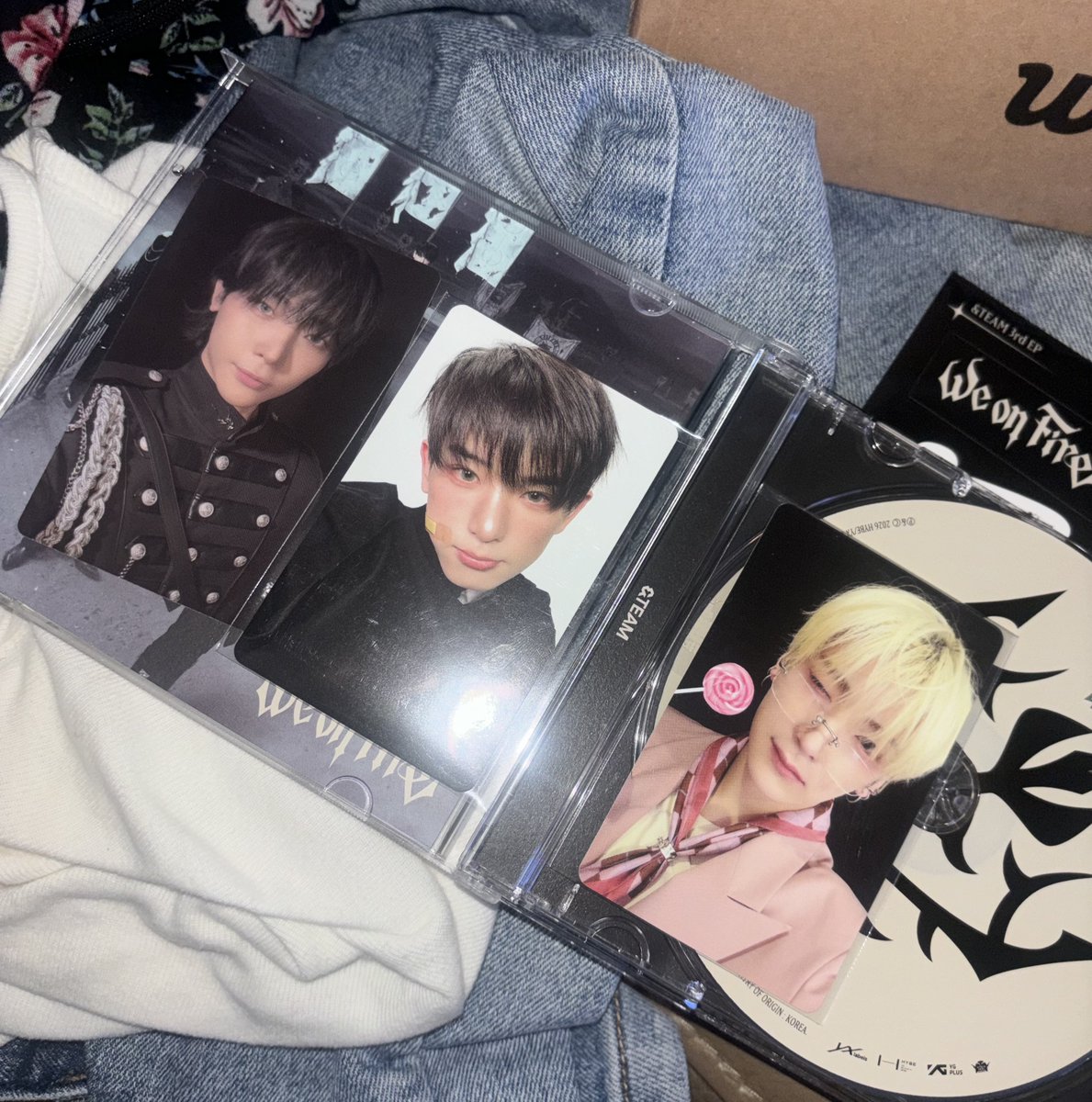 sooni97_'s tweet photo. 앤팀 위온파 포카 양도합니다! 일괄 1.2 sell⭕
반택 끼택 둘 다 가능

andteam &amp;team 교환 양도 의주 후마 케이 니콜라스 유마 죠 하루아 타키 마키 위버스 특전 미공포 포카 EJ FUMA K NICHOLAS YUMA JO TAKI MAKI we on fire 위온파 위온파이어 https://t.co/i2NqDR4Zmb