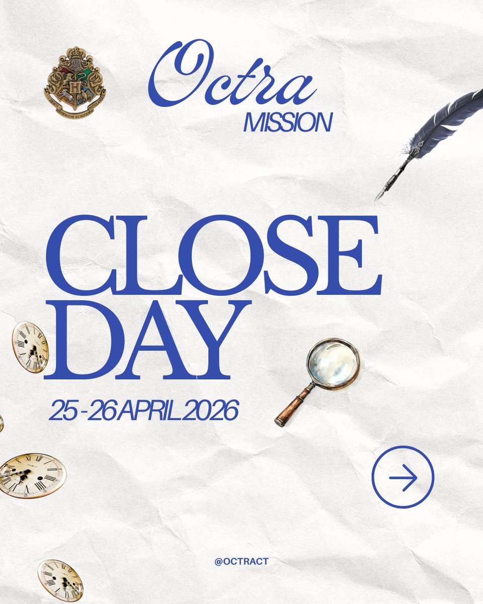 OCTRACT's tweet photo. ⚡︎ 𝐂𝐥𝐨𝐬𝐞 𝐃𝐚𝐲 𝐌𝐢𝐬𝐬𝐢𝐨𝐧  ͛⚯

For two days, 𝐎𝐂𝐓𝐑𝐀 felt like a little wizarding world—
filled with laughter, late talks, and moments that quietly pulled us closer.

No grand spells, just real bonds forming in the simplest ways. 𓅓 https://t.co/WxlnWzRTzZ