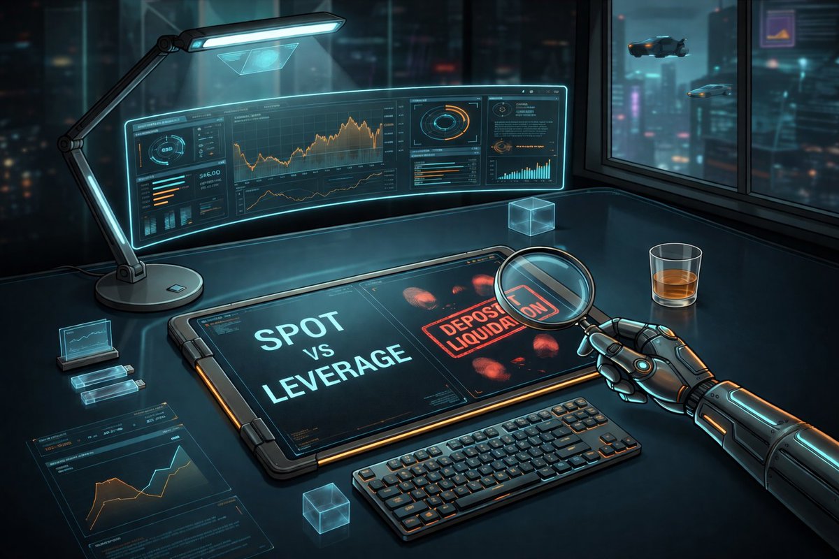 fybitcom's tweet image. Spot vs Leverage: The strange disappearance of the deposit. 🔍🕵️‍♂️

That evening, the detective opened Case. On the cover were just two words. A beginner asked a simple question: "Where is my money?"

Solve the mystery: blog.fybit.com/leverage-vs-sp…

#CryptoTrading #Fybit