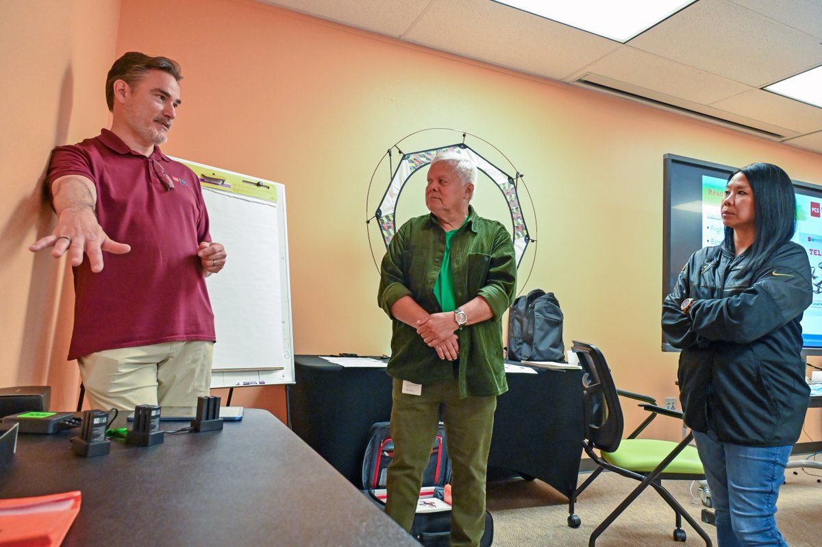PCSEdventures's tweet photo. #TBT to this great feature with Harris County Dept. of Education! We love seeing our community partners master new drone tech. Our very own Tyler did a fantastic job getting everyone comfortable behind the controls.

https://t.co/QhR6ZbYgWg https://t.co/bYEKM9o4CL