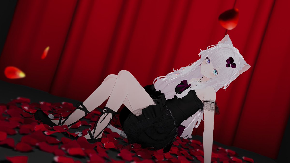 vrc_ichi's tweet image. いつもと違う雰囲気で。
#Elychiffon #VRChat