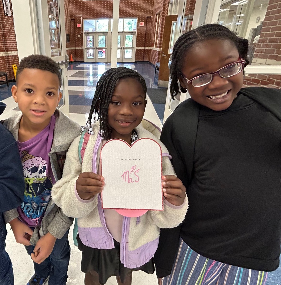 PCE_HCS's tweet photo. Our students read the book Mr. S by Monica Arnaldo and were thrilled to receive a card from her in the mail. #MrS #MonicaArnaldo https://t.co/uvwIJYGIbR