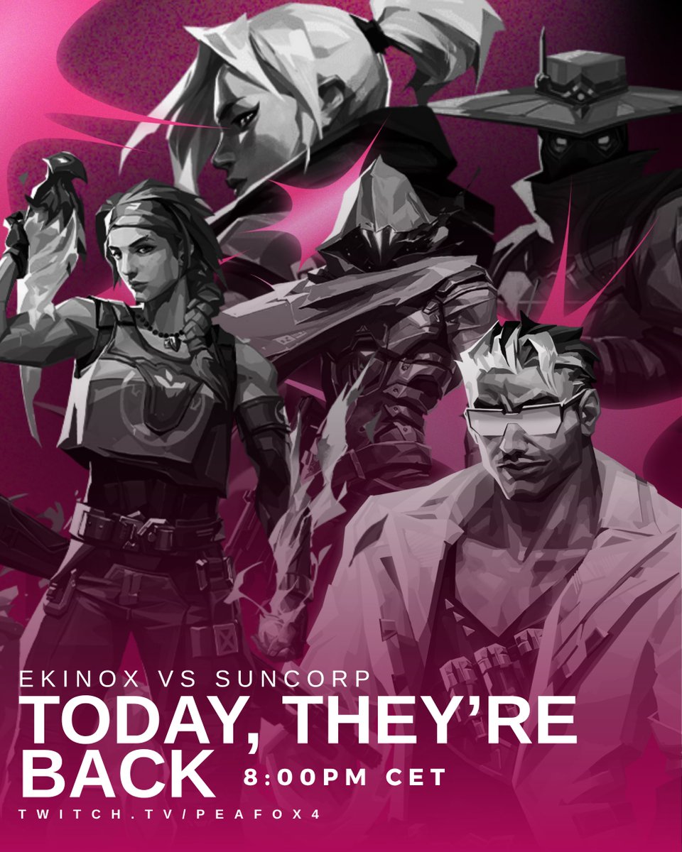ekinoxesports's tweet photo. NOUS ALLONS FAIRE TOMBER UN CLUB CE SOIR. 🏆
Nous jouerons à 21H un match contre la @SunCorp_Esports sur la chaine de peafox 🧠
#WeAreHere 🧠 https://t.co/HqwIjluvC8