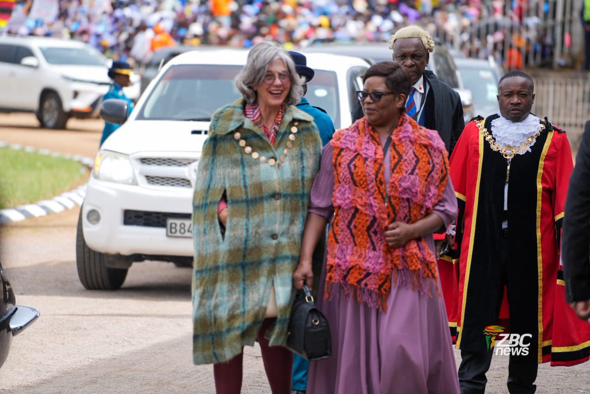 ZBCNewsonline's tweet image. DELEGATES ARRIVE FOR ZITF 2026 OFFICIAL OPENING 

Highlights from the Zimbabwe International Trade Fair(ZITF) main arena in Bulawayo, where delegates have begun arriving for the official opening of the 66th edition of the annual trade showcase.

#ZITF2026 #Zimbabwe #Bulawayo