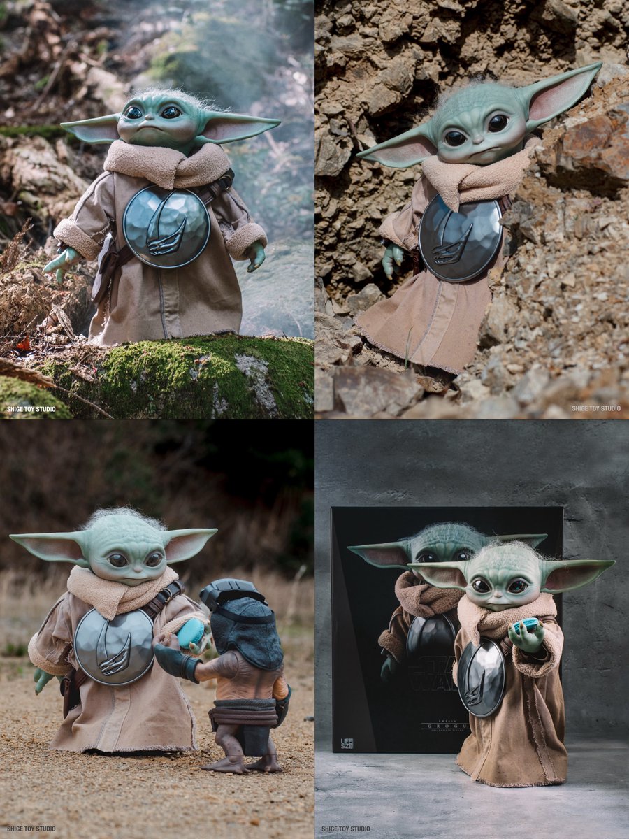 □ HotToys｜ライフサイズグローグー The Mandalorian and Grogu版