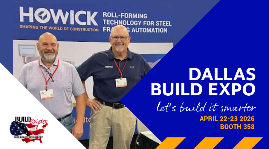 HowickLTD's tweet photo. So good to be in Dallas!
Join HOWICK LTD at the Dallas BUILD Expo and see how precision roll-forming is reshaping the way the world builds.

Dallas Market Hall | Booth 358
April 22–23

FREE tickets > https://t.co/9xE36tJLcI
Code: HOWICKDAL26 https://t.co/F5QveNpqJa