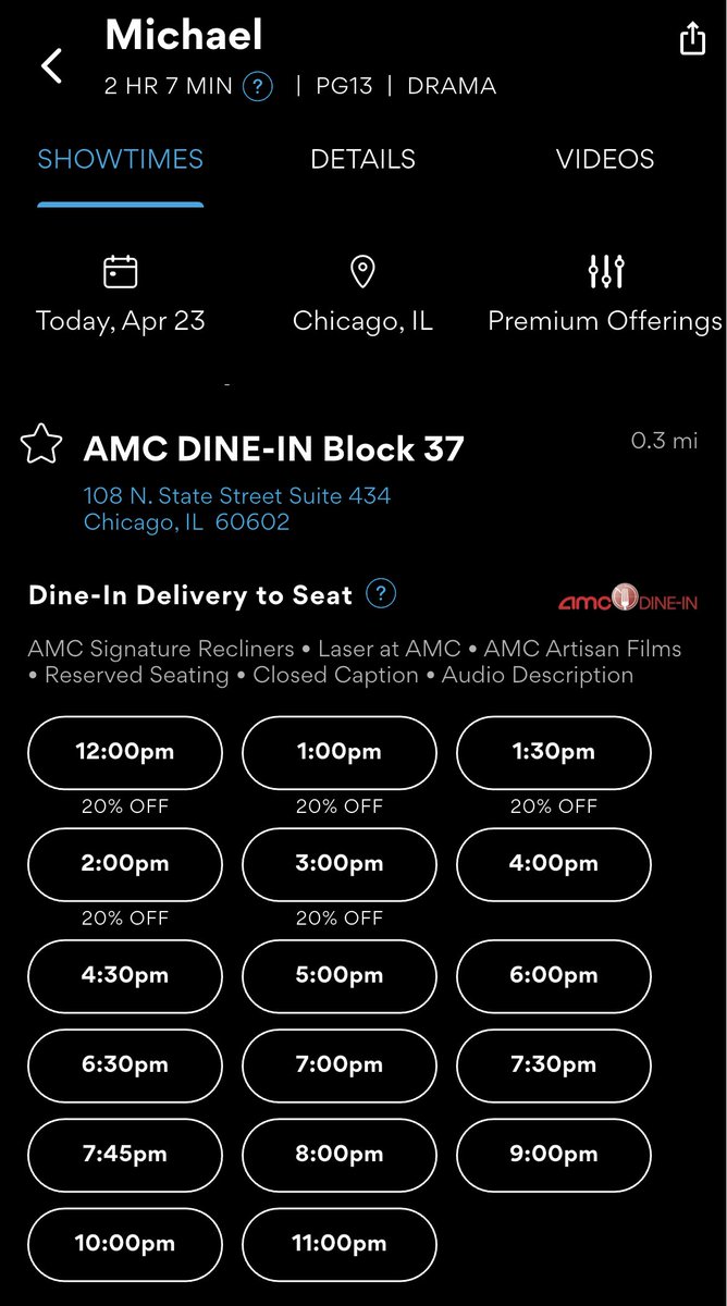 I'm sorry but after a certain point, Thursday "previews" just need to be the actual opening day - definitely if the showtimes are starting right at lunchtime.