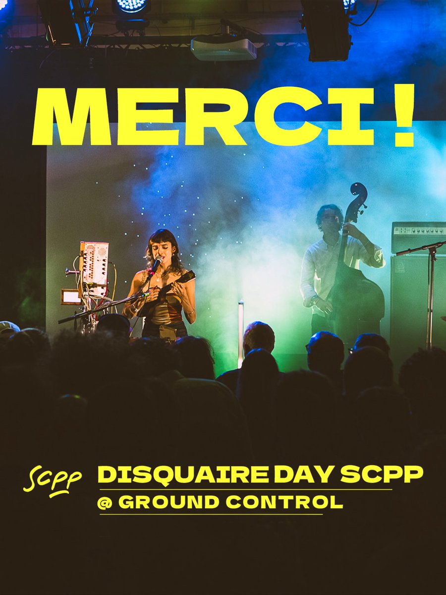 70 labels, 10 concerts et DJ sets, 3 conférences, 10 sessions de
speed-meeting, 1 expo photos, 1 Discomaton, 5 ateliers enfants et… 6 600 VISITEURS ! 💿🔥

La SCPP remercie les membres qui ont participé à l’événement, les artistes et leur entourage, les conférenciers, les