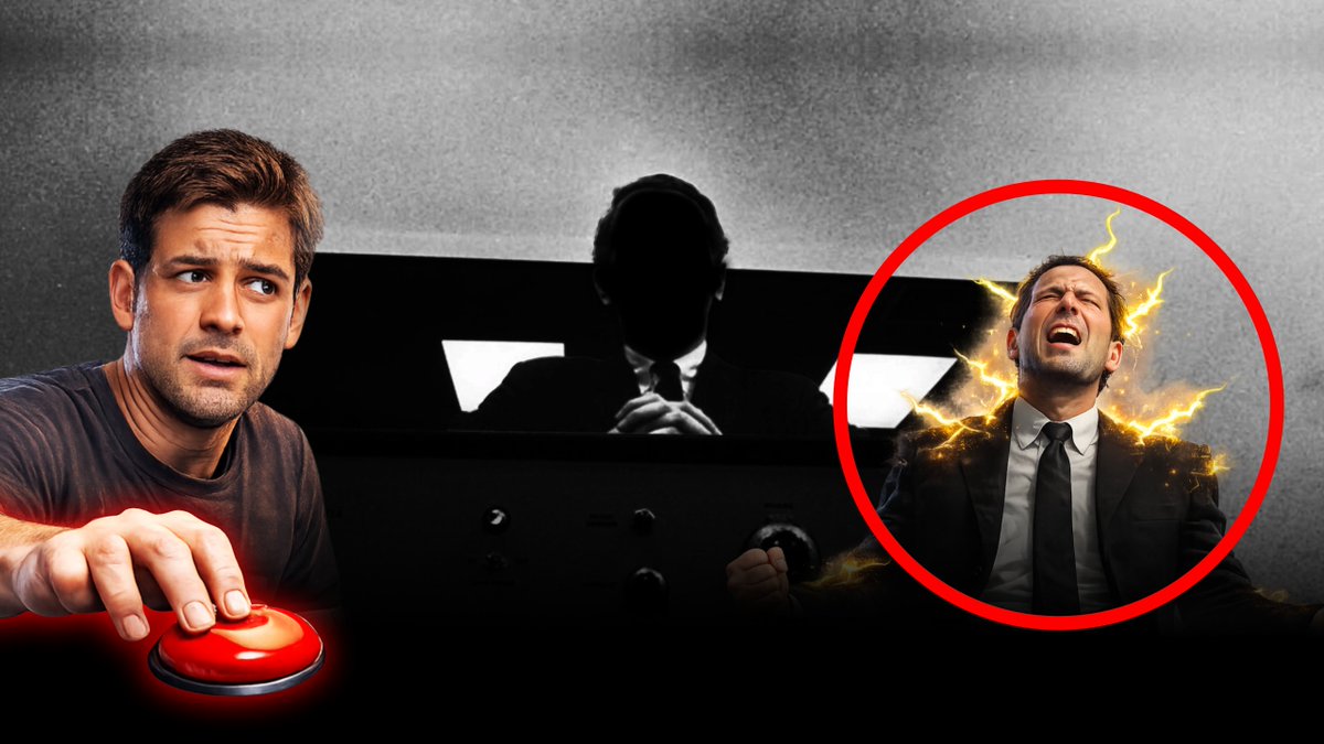 nathyybr1's tweet image. youtu.be/C3qGuUyUb2Y
Você Apertaria o Botão? O Experimento Que Chocou o Mundo

#dark #experimento #milgram #fatosreais #psicologia #obediencia #ww2