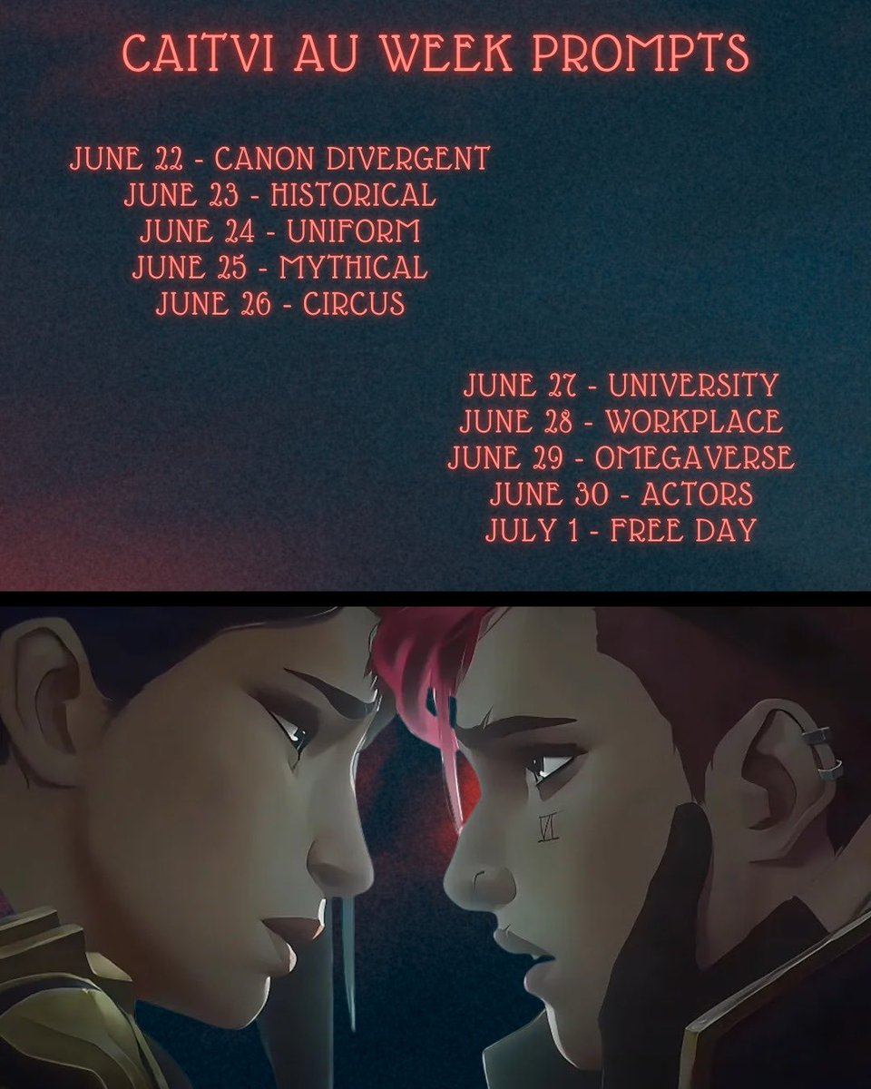 CaitVi AU Week tweet media