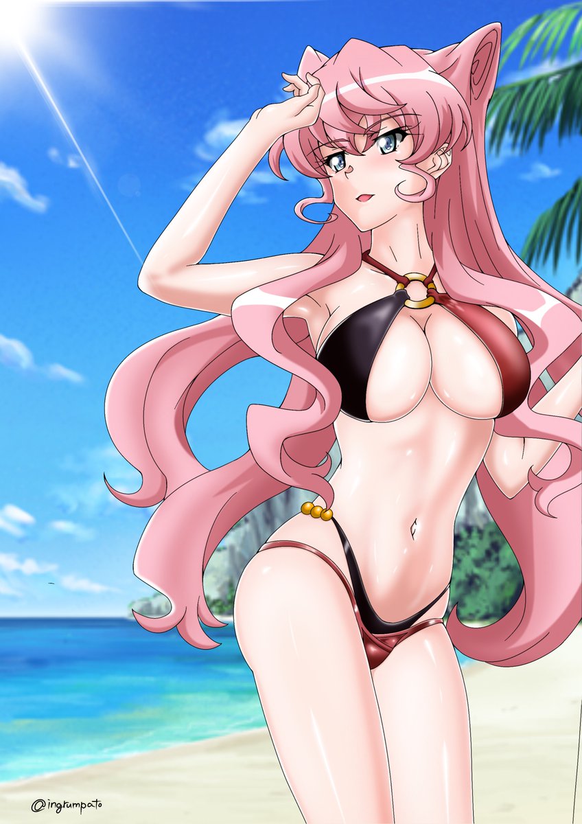 #なんの脈絡もなく水着イラストを再掲して最近フォローしてくれたフォロワーを怖がらせましょう 