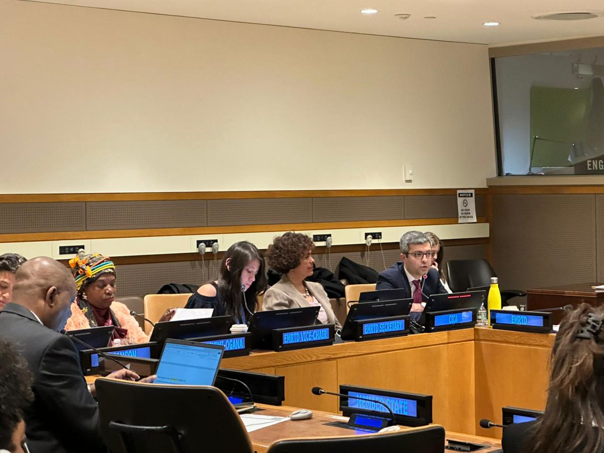 CicaSecretariat's tweet photo. #CICA #AzChairmanship joins the discussions on advancing #multilateralism during the 13th session of the Expert Mechanism on the Right to Development at @UN HQ in #NewYork on 21-23 April 2026.

During the discussion on “The role of regional mechanisms in realizing the right to development”, #AzChairmanship @AzerbaijanMFA highlighted #CICA_CBMs supporting regional development & vital role of regional mechanisms as partners in implementing development policies through sustained international cooperation.