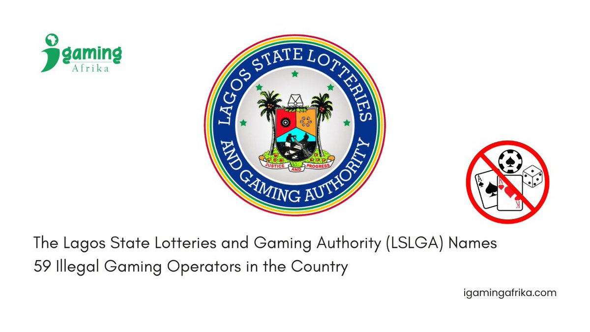 IgamingAfrika's tweet image. The Lagos State Lotteries and Gaming Authority (LSLGA) has identified 59 illegal and unlicensed gaming operators and is urging the public to

Read More: igamingafrika.com/the-lagos-stat…

#iGamingAFRIKA #Lagos #LSLGA #IllegalGambling #iGaming #iGamingIndustry #Nigeria