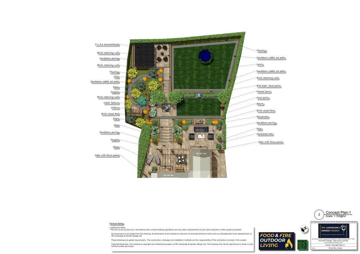 mpgardendesigns's tweet image. I designed a three-level back garden in Pontefract with two concept options and a full walkthrough animation so the homeowner could compare sandstone vs porcelain paving and different focal points before building.  wix.to/mlR1ng9 🌿📐✨ #gardendesign #landscapedesign