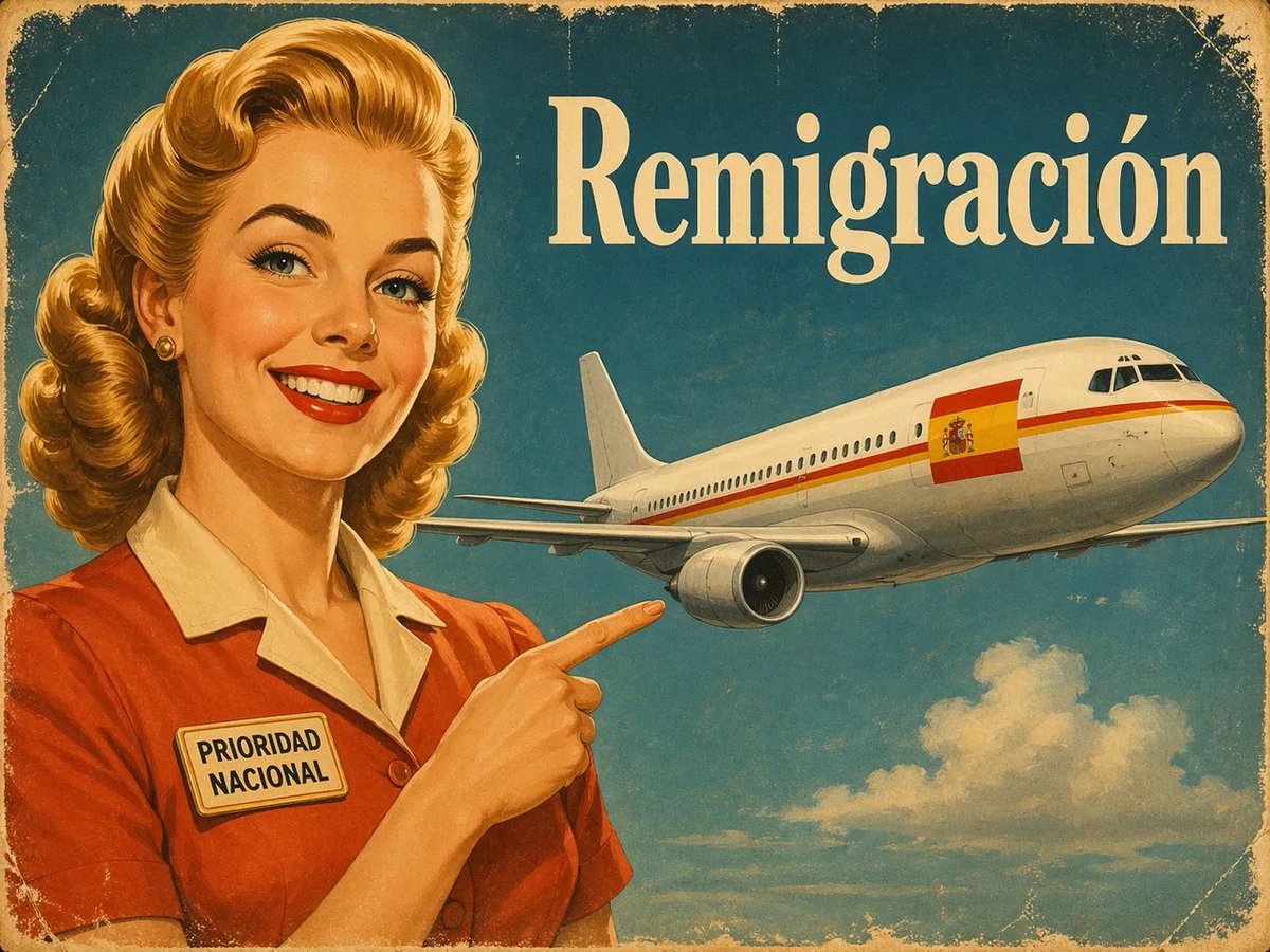 EugenioValle64's tweet image. 🇪🇸 El Parlamento Europeo lo ha aprobado. 389 votos a favor.
REMIGRACIÓN. DEPORTACIONES. Centros fuera de la UE.
Europa lo llama política migratoria. Sánchez lo llama inhumano. Los españoles lo llamamos sentido común. 💪🔴
#Remigración #PrioridadNacional #Europa