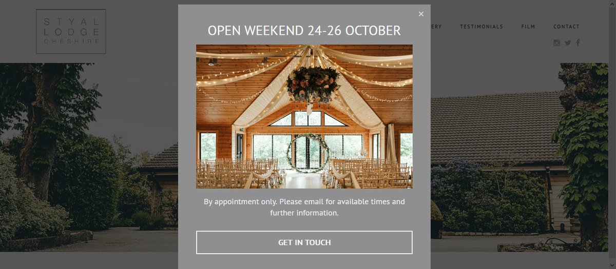 WeAreLifeDesign's tweet photo. You need to get information out asap to potential visitors to your website. What's the most cost effective and quickest way to do this? In our opinion, a pop-up on your homepage. Which, if we do it for you, will be on brand, elegant, with the key info &amp; timed not be annoying... https://t.co/I2uDUeMtkk