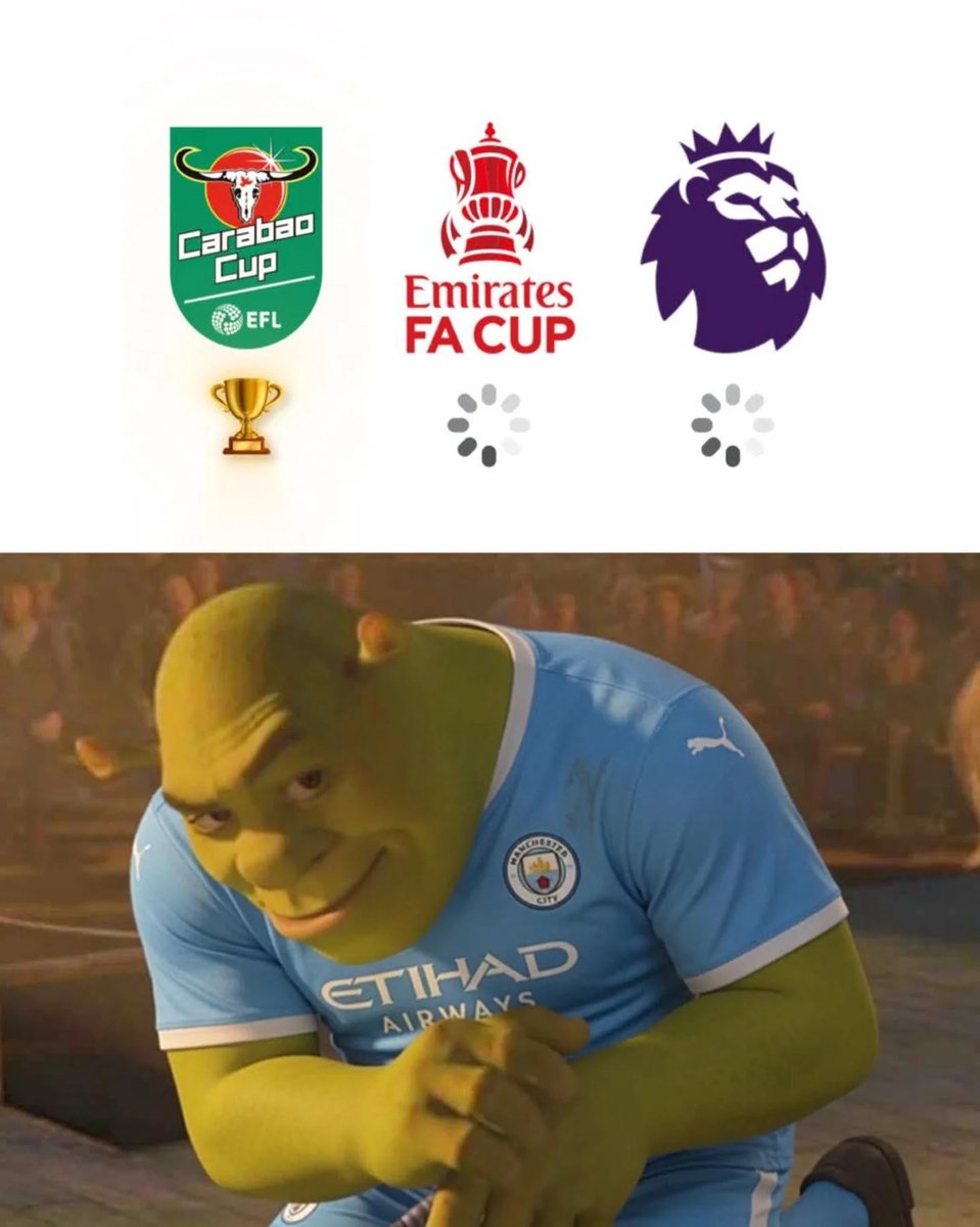 Qui l’aurait cru… discrètement, Manchester City est en train de se rapprocher d’un triplé domestique cette saison. 🏆🏆🏆

✅ Carabao Cup
⏳ Demi-finale de la FA Cup
⏳ Leader de la Premier League

Ça avance tranquillement… mais la fête pourrait être énorme. 🥶