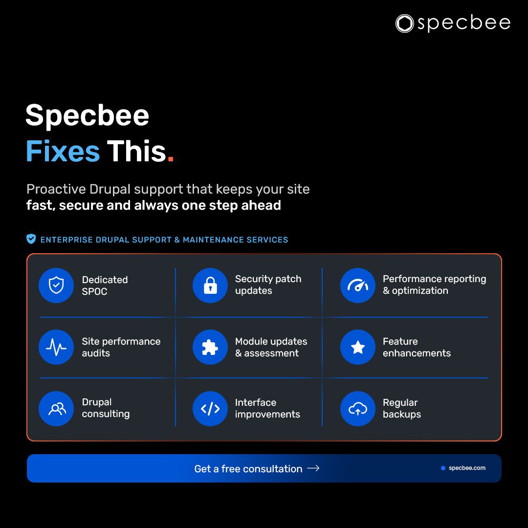Specbee tweet media