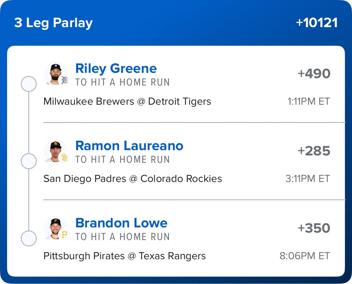 ParlayJ__'s tweet photo. I’m rolling with this 3 legger to start the day 🥰‼️ #Gambling𝕏 https://t.co/HS5adBMh9a
