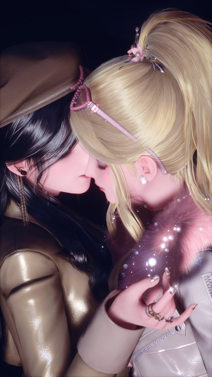 forgot to post these but i had fun making them kiss or something