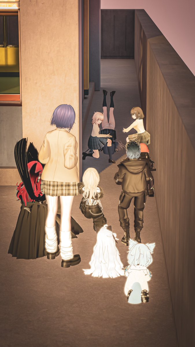 kan8492's tweet image. 校舎裏ってなにか起こりがち

#VRChat