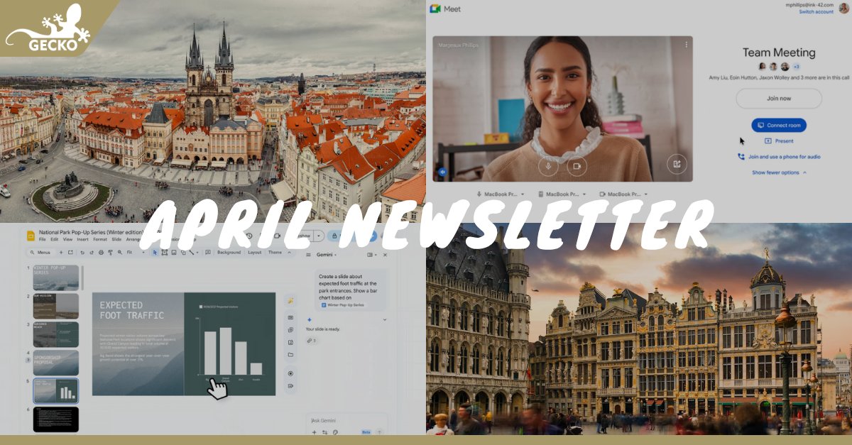 📢 Google Cloud Next is underway and our newsletter has landed, including:

☁️ Google Cloud Next ‘26 announcements
✨ Latest #GoogleMeet and #GoogleWorkspace updates
📅 Upcoming events
➕ ... and more!

📖 Read it here: mailchi.mp/geckotech/apri… 🦎