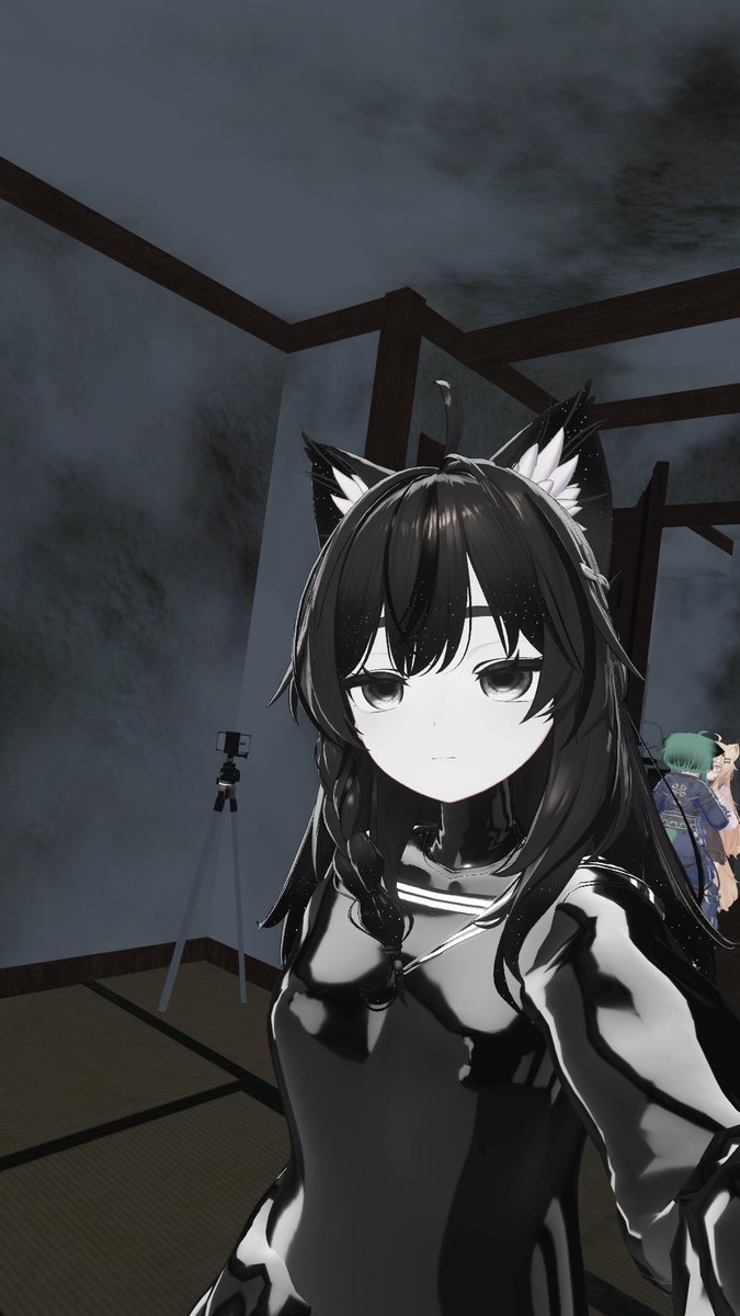 RemiLiasaikou's tweet image. ゾゾゾで自撮り

 #VRChat