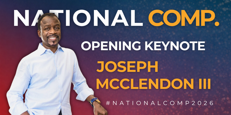 National_Comp's tweet photo. We’re excited to reveal our Opening Keynote for #NationalComp 2026: @JosephMcClendon III.

A renowned neuropsychologist and high-energy speaker, he helps leaders rethink mindset, performance, and decision-making in complex environments.

Sponsored by Optimized Outcome.

Explore the keynote lineup: https://t.co/3Tj8lkHuri

#WorkersComp #RiskManagement
