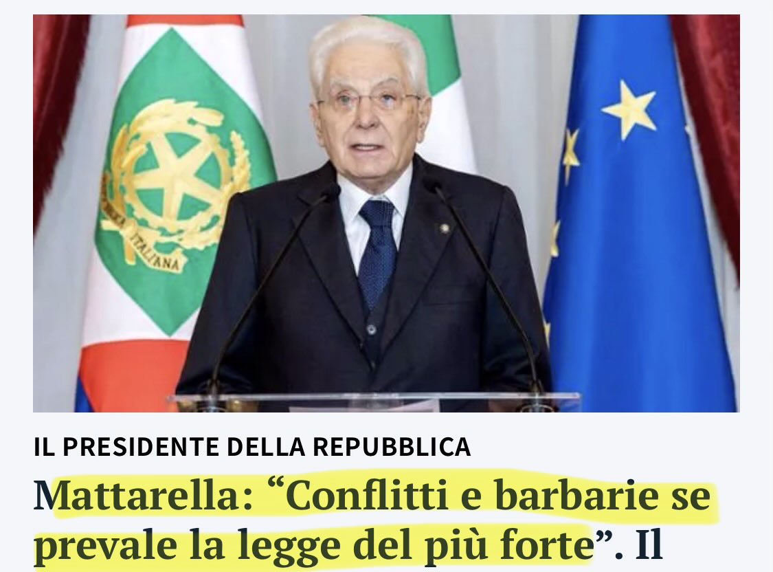 k_arsenale's tweet image. Il Presidente #Mattarella: “Conflitti e barbarie se prevale la legge del più forte”.
Eh si, come ad esempio nei bombardamenti #Nato (Italia compresa) del ‘99 a #Belgrado, tipo la carneficina alla Radio Television of Serbia. 
Uhmmmmm ma chi era il ministro della Difesa nel ‘99??