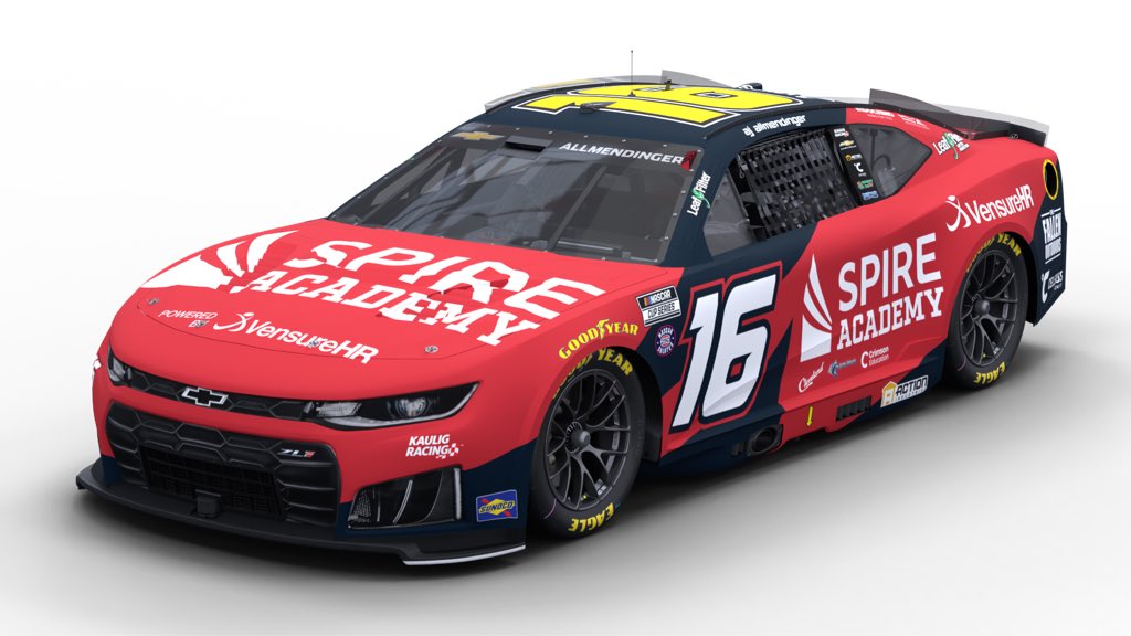 joe_srigley's tweet image. #NASCAR… SPIRE Academy, premier multisport boarding school and elite athlete training institution in Geneva, Ohio, will sponsor AJ Allmendinger and @KauligRacing at Nashville.