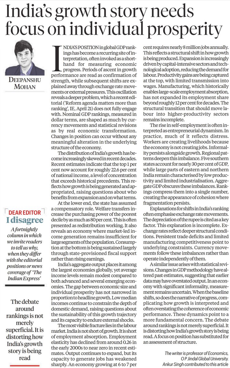 UPSC_Solulu's tweet image. 📢📰🗞Today's Editorials from INDIAN EXPRESS 

#UPSC #UPSCPrelims2026 #upscpreparation #upscprelims #IranWar‌ #Rupee #Trump #MIvsCSK #IPL #UPSCMAINS #INDIANECONOMY