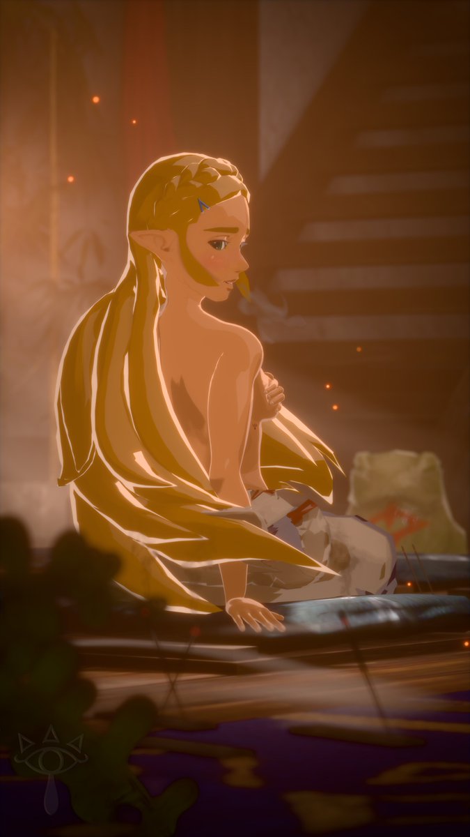 CoffeeCoff98562's tweet image. Sheikah Zelda #Zelda #princesszelda #blender #render #TheLegendofZelda