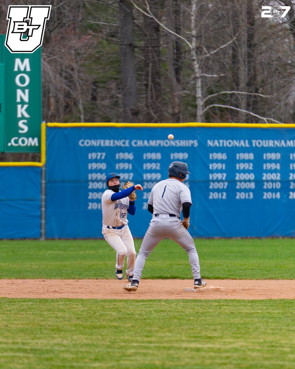 btmaine's tweet image. MONKS WIN IN-STATE SHOWDOWN 🌲

Last Night the Saint Joseph’s College Monks beat the University of Southern Maine 8-7 in extra innings following a Luke Doughty walk-off. 🚨

Joey Tavares came up clutch in relief, pitching 5 scoreless innnings. ♨️

#BTU