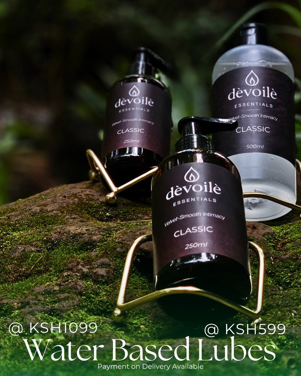 devoile_ess's tweet photo. Soft life si mchezo 😌
250ml (quick fix) — Ksh 599
500ml (long run) — Ksh 1,099
Stay ready. Hakuna stress.
#NairobiLifestyle #QueerKenya #Devoile https://t.co/mVz6eUiTZK