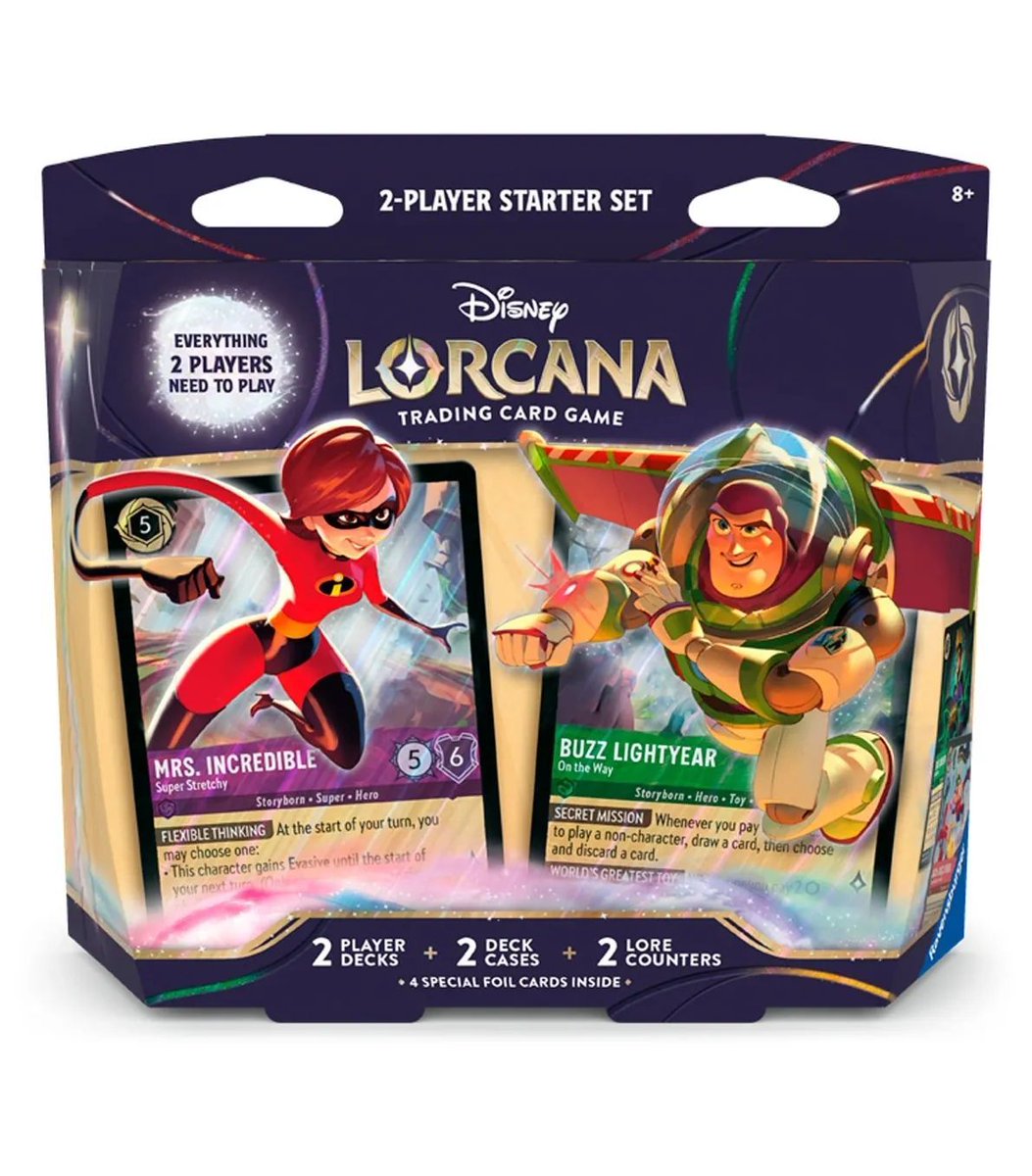 ¿No sabes como entrar a Lorcana? Aprovecha el set de inicio para dos jugadores que sale en este set

ozjuegos.com/producto/lorca…