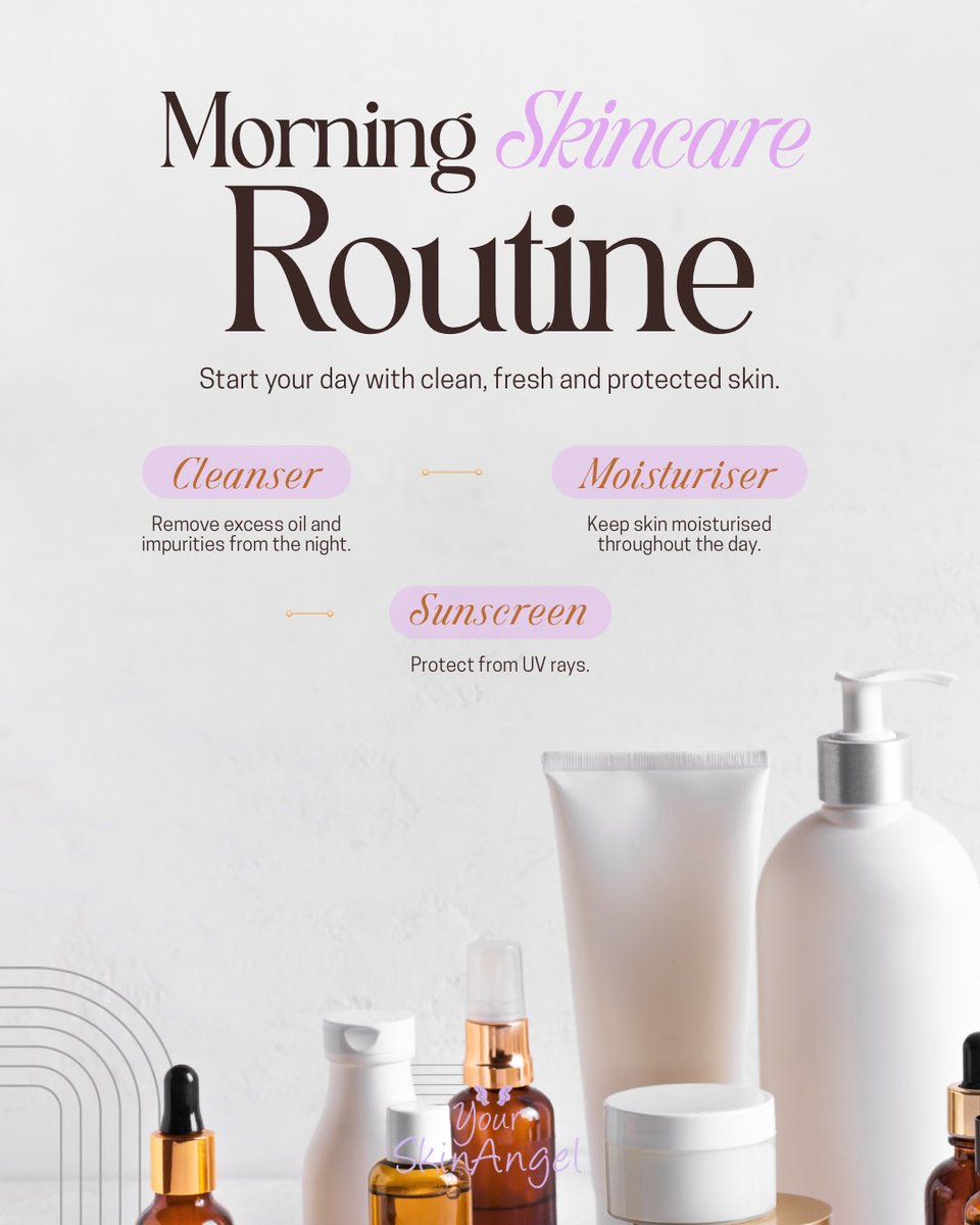 Consistency > lots of unnecessary products🤍

Your SkinAngel💜

#yourskinangel #spf #spfeveryday #teenskin #selflove