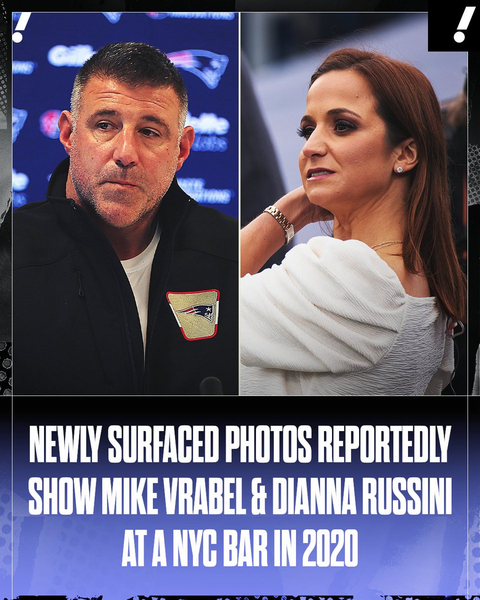 More photos of Patriots HC Mike Vrabel &amp; NFL insider Dianna Russini were published on Thursday by the New York Post’s Page Six.

The newly surfaced pictures show Vrabel and Russini sitting closely together, reportedly at a New York City bar, six years before the pair were