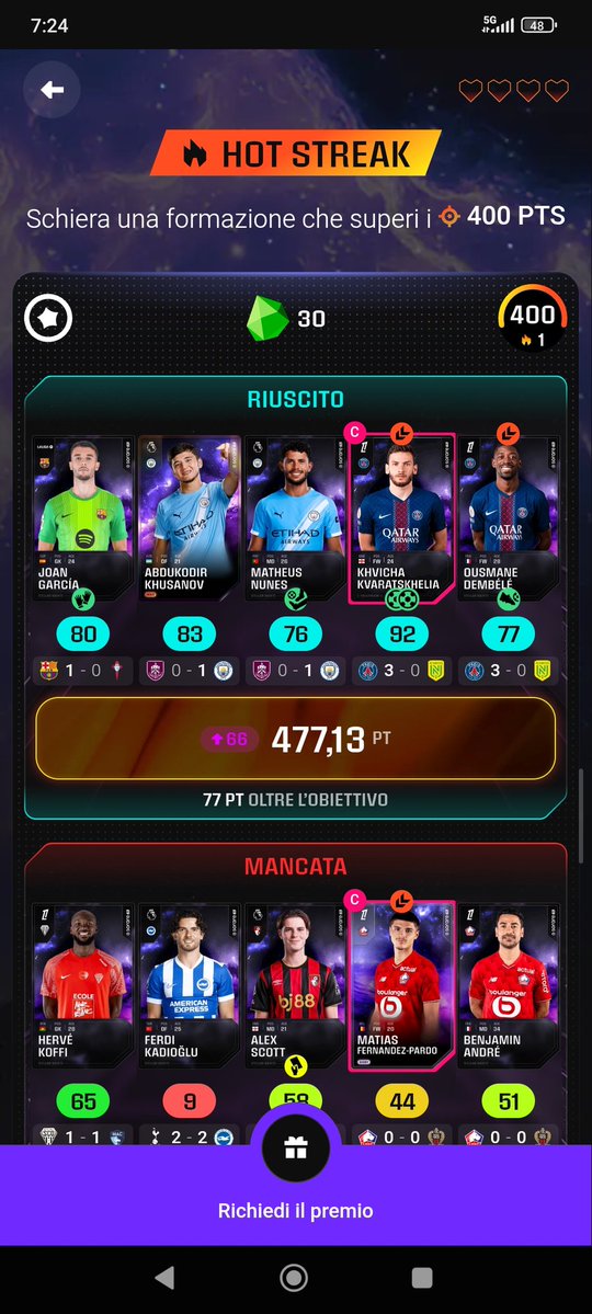 WltrMrio's tweet image. 477 for 30 gems

@Sorare #sorare #set #stellar