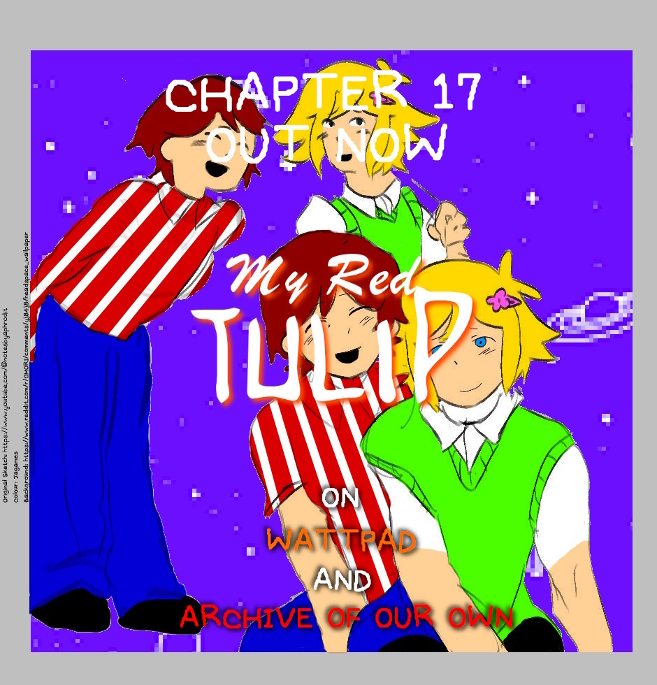 redtulipproject's tweet image. #omori #basilomori #OC #fanfic #ao3 #wattpad #omorifanart