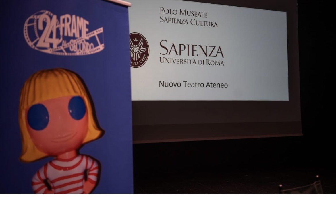 PaolaDiCaro's tweet image. Splendida serata con i premi di Laurea di @Corriere e @Sapienza ricordando Fra, e la proiezione dei migliori corti stranieri del nostro concorso 24 Frame Al Secondo.
Ogni attimo, gesto, sorriso, mano tesa verso i tuoi coetanei è sentirti qui, con noi, sempre, per sempre, amore ❤️