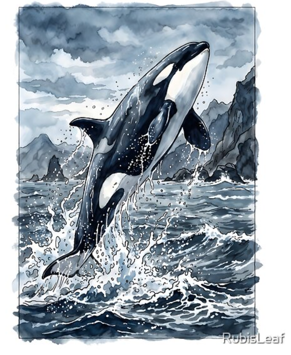 modekai_shop's tweet image. #orca #whale #marine #wildlife #watercolor #orcinus #cetacea #delphinidae #breaching #aquatic #dorsal #flippers #ocean #sea #killerwhale
redbubble.com/i/iphone-case/…