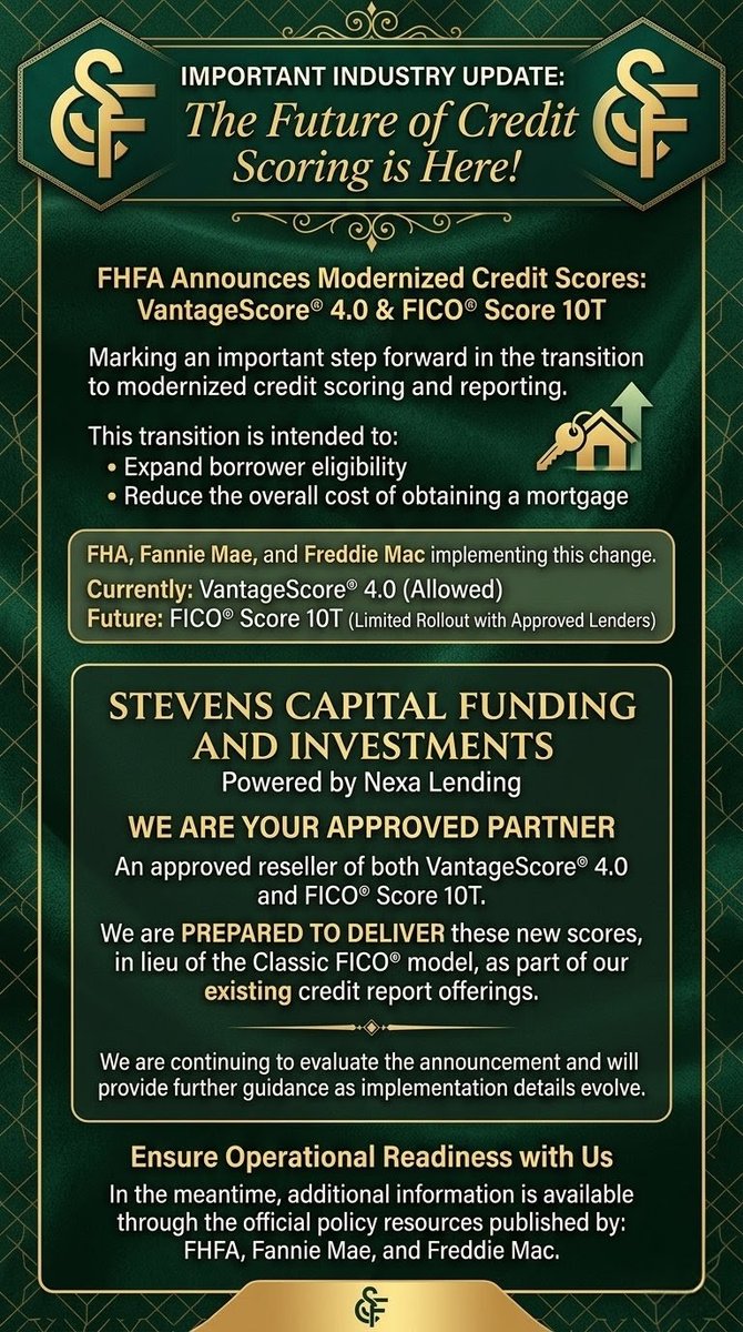 Stevens Capital Funding and Investments tweet media